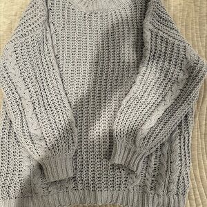 Cozy Light Blue Sweater